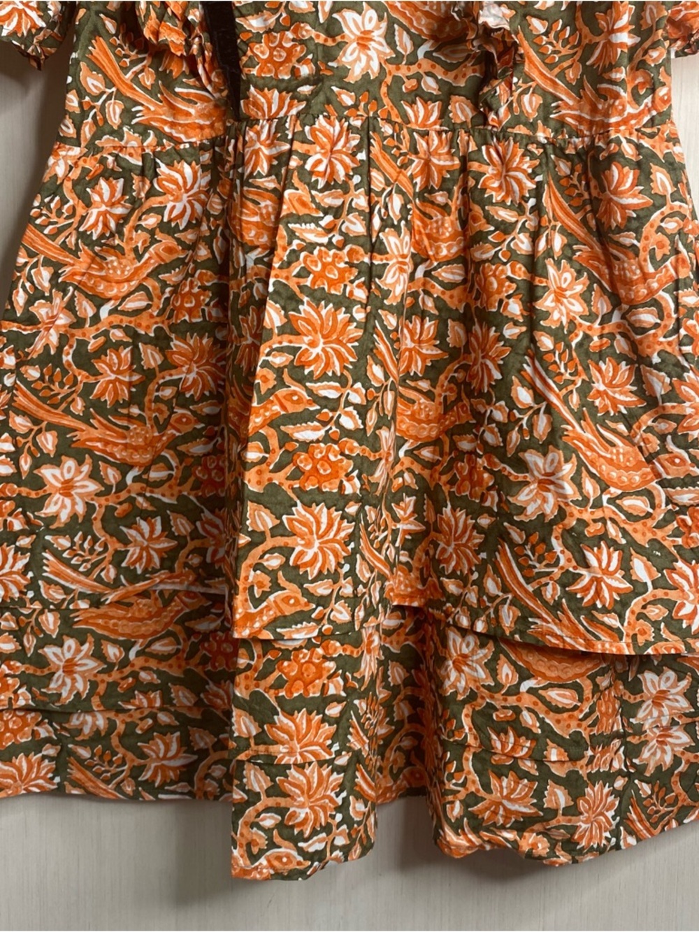 NWT Sohana Women’s Short Sleeve Floral Ruffle Tiered Mini Kelli Dress Pockets XL - Picture 6 of 12
